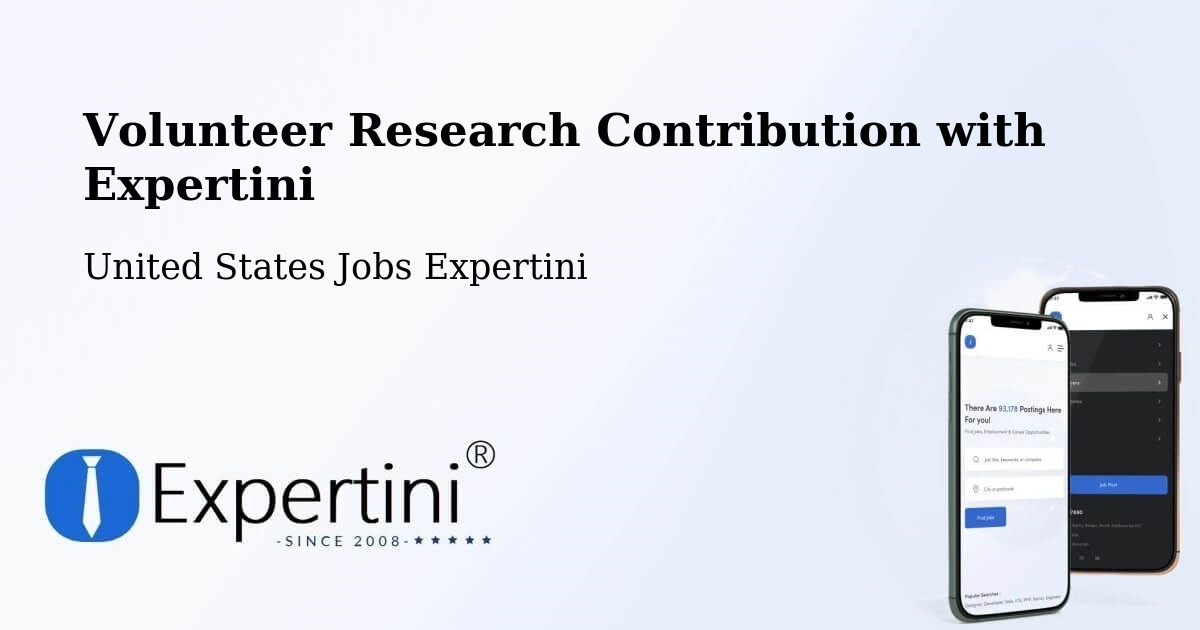 Volunteer Research Contribution Program – Aromas - United States Jobs Expertini